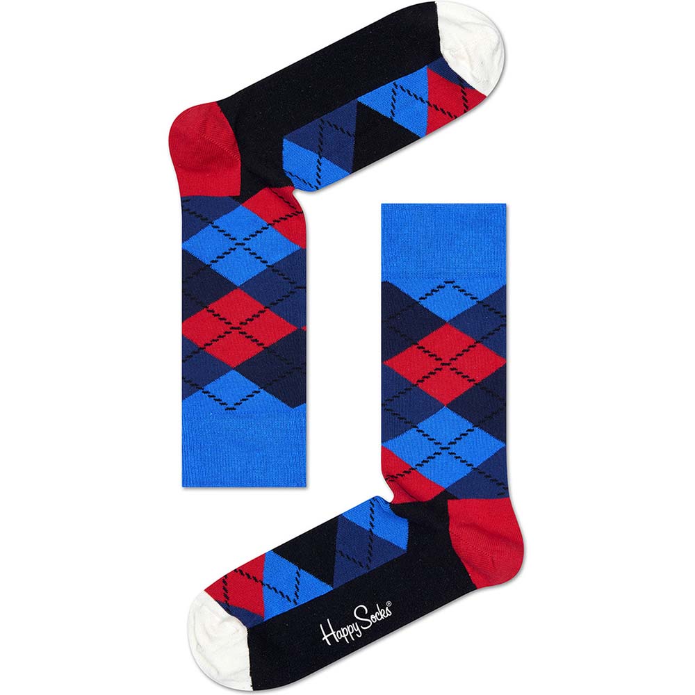 Happy Socks Argyle Sok Blauw Dames Maat 36-40 kopen? Argyle Sok