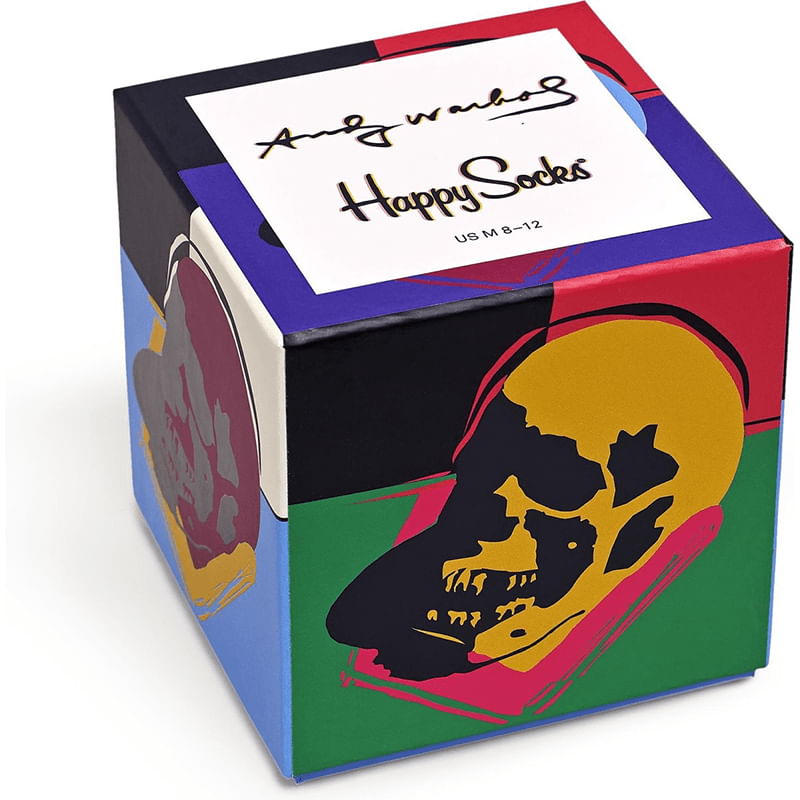Happy Socks Andy Warhol Skul Giftbox - King of Socks Happy Socks Andy Warhol Skul Giftbox - King of Socks