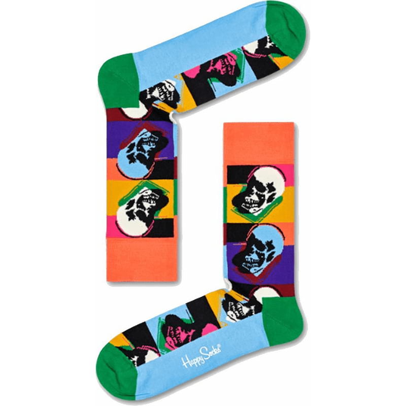 Happy Socks Andy Warhol Skul Giftbox - King of Socks Happy Socks Andy Warhol Skul Giftbox - King of Socks