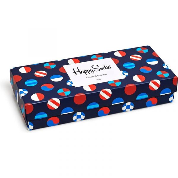 Happy Socks Navy Giftbox - King of Socks
