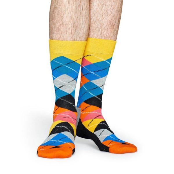 Happy Socks Argyle Sok - Geel Heren & Dames kopen?