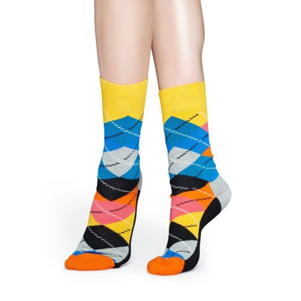 Happy Socks Argyle Sok - Geel Heren & Dames kopen?