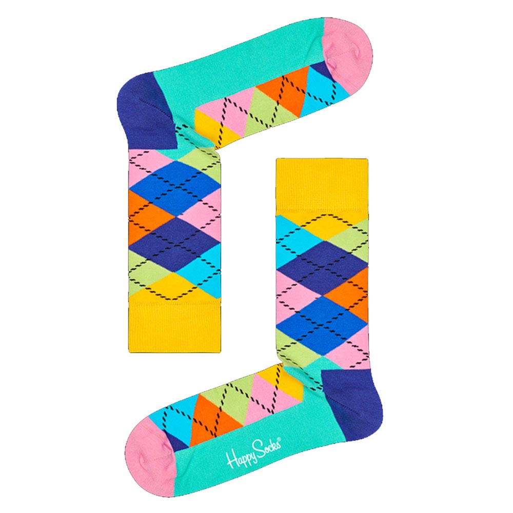 Argyle Sok Blauw/Multi