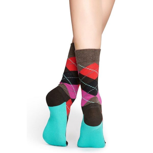 Happy Socks Argyle Sok - Bruin Heren & Dames kopen?