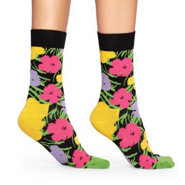 Happy Socks Andy Warhol Flower Sok Multi kopen? King of Socks