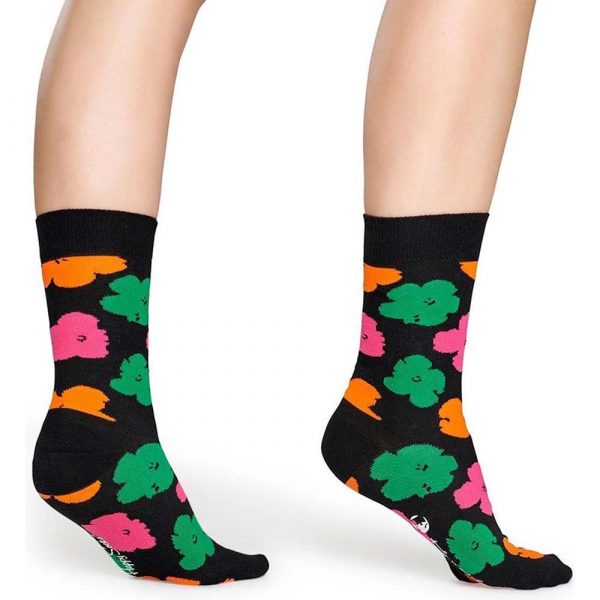 Happy Socks x Andy Warhol Flower Zwart Sok kopen? Kijk snel