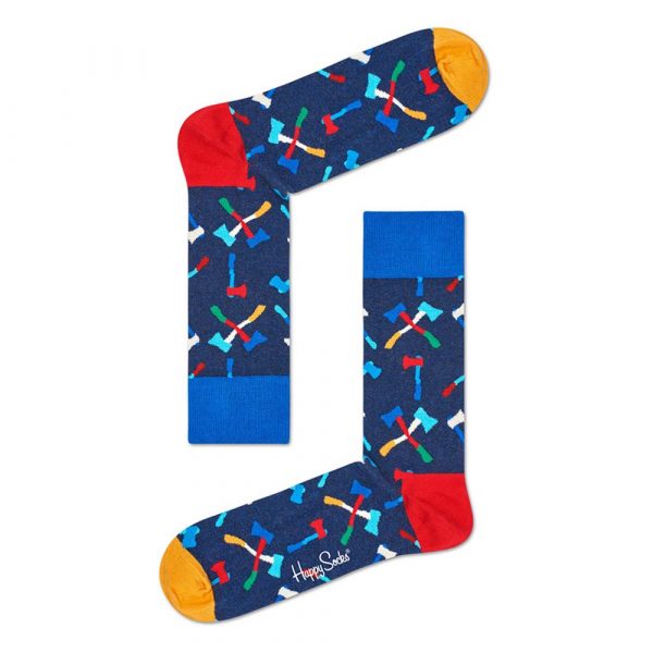 Happy Socks Axe Sok - Blauw Heren & Dames kopen?