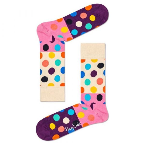 Happy Socks Big Dot Sok - Wit Heren & Dames kopen?