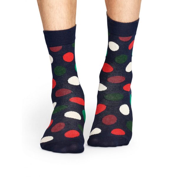 Happy Socks Big Dot Sok - Donkerblauw Heren & Dames kopen?