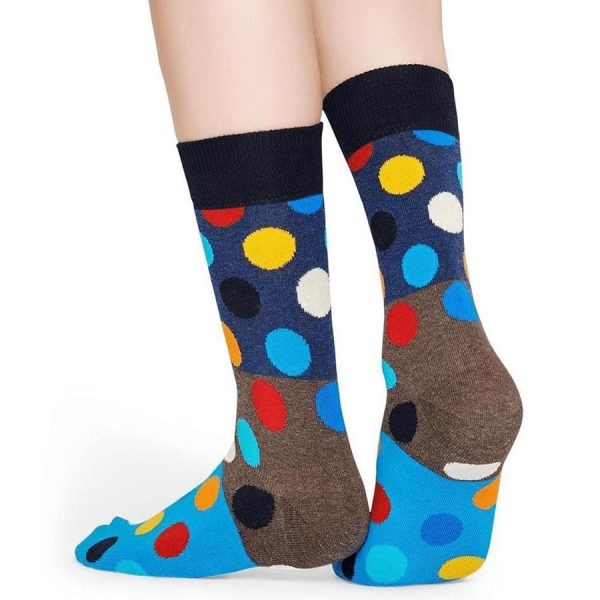 Happy Socks Big Dot Sok - Donkerblauw Heren & Dames kopen?