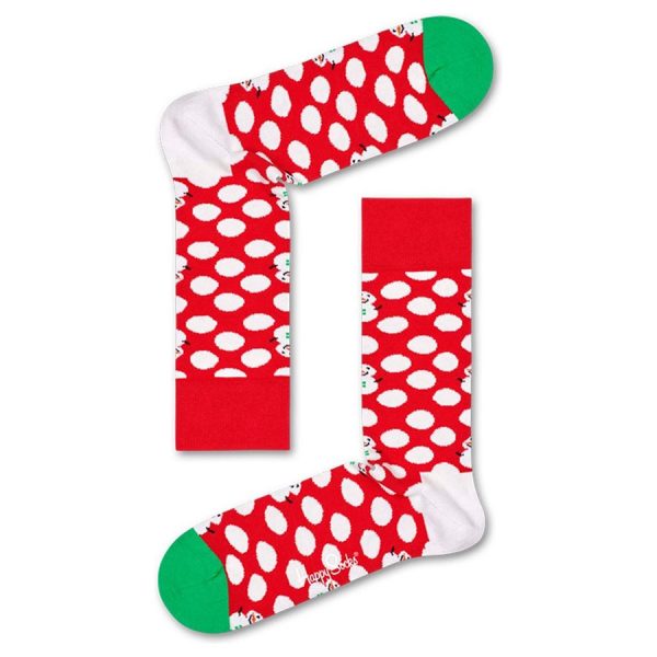 Happy Socks Big Dot Snowman Sok kopen? Unieke Kerstsok