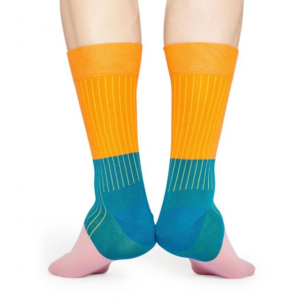 Happy Socks Rib Sok - Oranje Heren & Dames kopen?