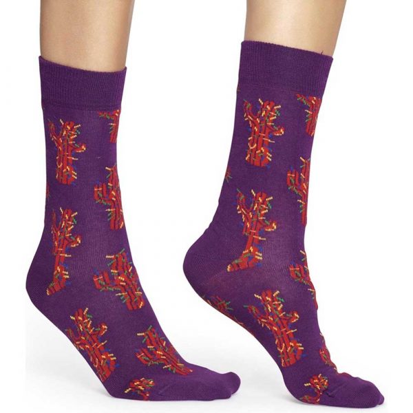 Happy Socks Cactus Sok - Paars Heren & Dames kopen?