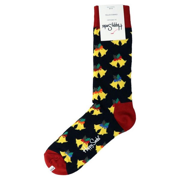 Happy Socks Kerstbel Sok - Zwart Heren & Dames kopen?
