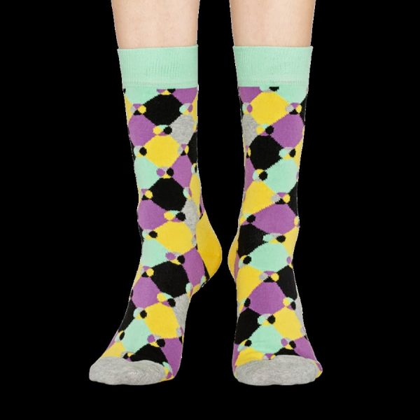Happy Socks Diamond Dot Sok - Grijs Heren & Dames kopen?