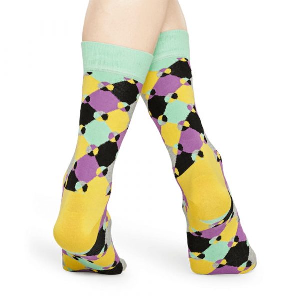 Happy Socks Diamond Dot Sok - Grijs Heren & Dames kopen?