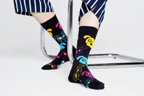 Happy Socks Dog Sok - Zwart Heren & Dames kopen?