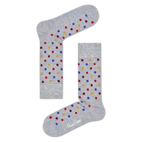 Happy Socks Dot Sok - Grijs Heren & Dames kopen?