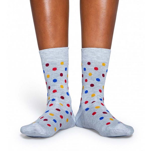 Happy Socks Dot Sok - Grijs Heren & Dames kopen?