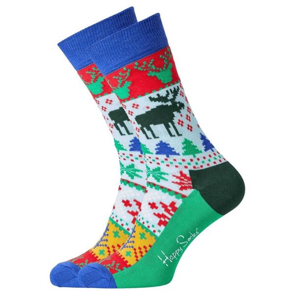 Happy Socks Faded Diamond Sok - Groen Heren & Dames kopen?