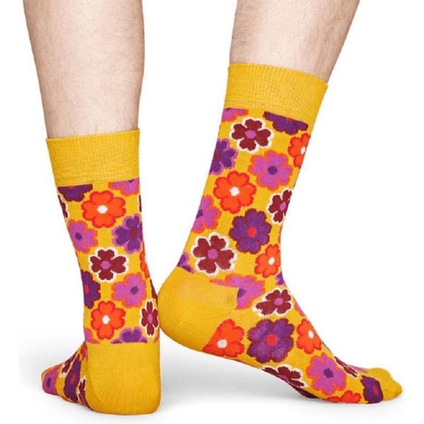 Happy Socks Flower Power Sok - Geel Heren & Dames kopen?