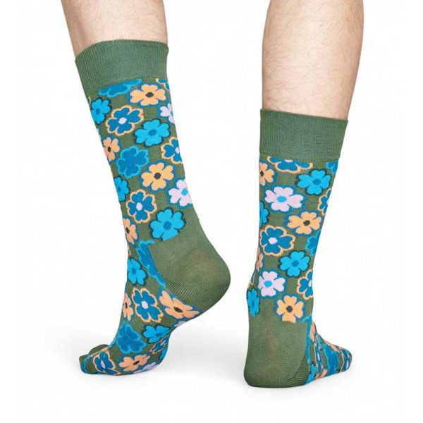 Happy Socks Flower Power Sok - Groen Heren & Dames kopen?