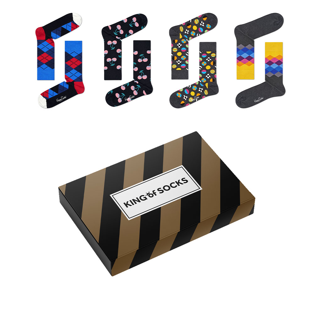 Happy Socks 4-pack vaderdag kopen? Bestel snel bij King of Socks! Happy Socks 4-pack vaderdag kopen? Bestel snel bij King of Socks!