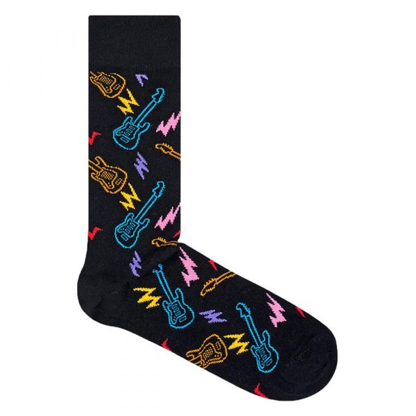 Happy Socks Guitarra Sok - Zwart Heren & Dames kopen?