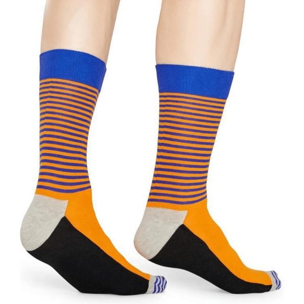 Happy Socks Half Stripe Sok - Oranje Heren & Dames kopen?