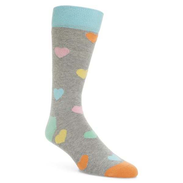 Happy Socks Heart Sok - Grijs Heren & Dames kopen?