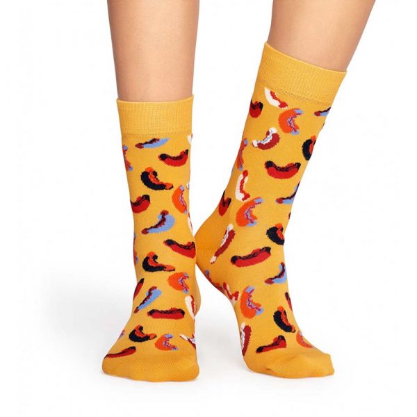 Happy Socks Hotdog Sok - Geel Heren & Dames kopen?