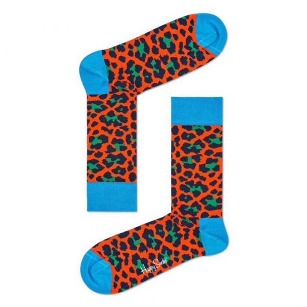 Happy Socks Leopard Sok - Oranje Heren & Dames kopen?