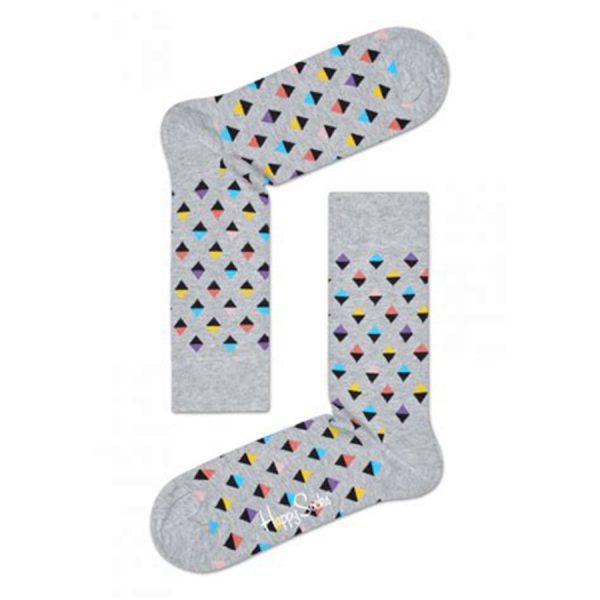 Happy Socks Mini Diamond Sok - Grijs Heren & Dames kopen?