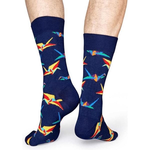 Happy Socks Origami Sok - Donkerblauw Heren & Dames kopen?