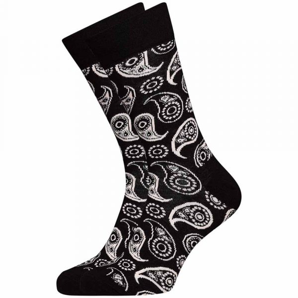 Happy Socks Paisley Sok - Zwart Heren & Dames kopen?