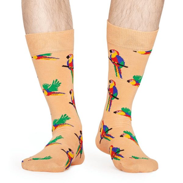 Happy Socks Parrot Sok - Zalmroze Heren & Dames kopen?
