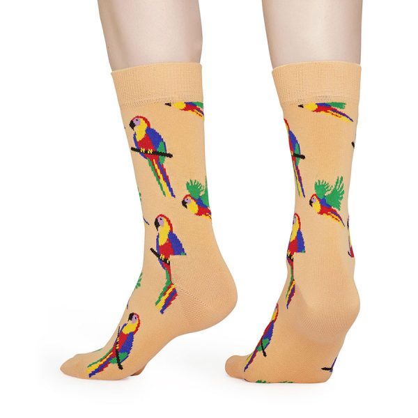 Happy Socks Parrot Sok - Zalmroze Heren & Dames kopen?
