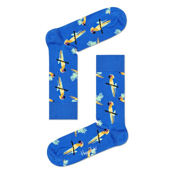 Happy Socks Parrot Sok - Blauw Heren & Dames kopen?