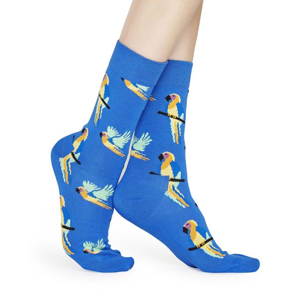 Happy Socks Parrot Sok - Blauw Heren & Dames kopen?