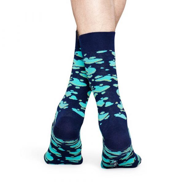 Happy Socks Puddle Sok - Donkerblauw Heren & Dames kopen?