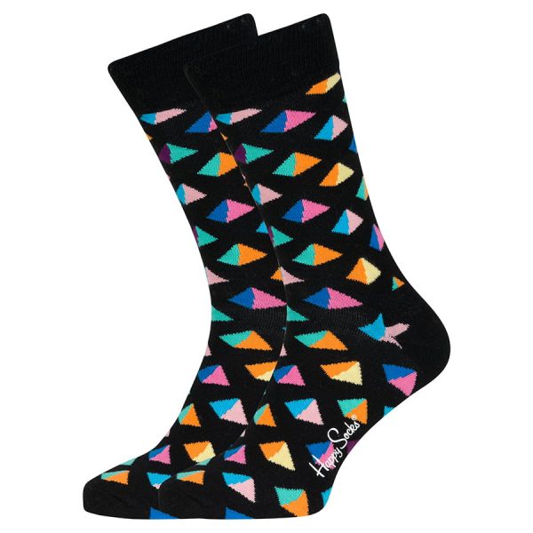 Happy Socks Pyramid Sok - Zwart Heren & Dames kopen?