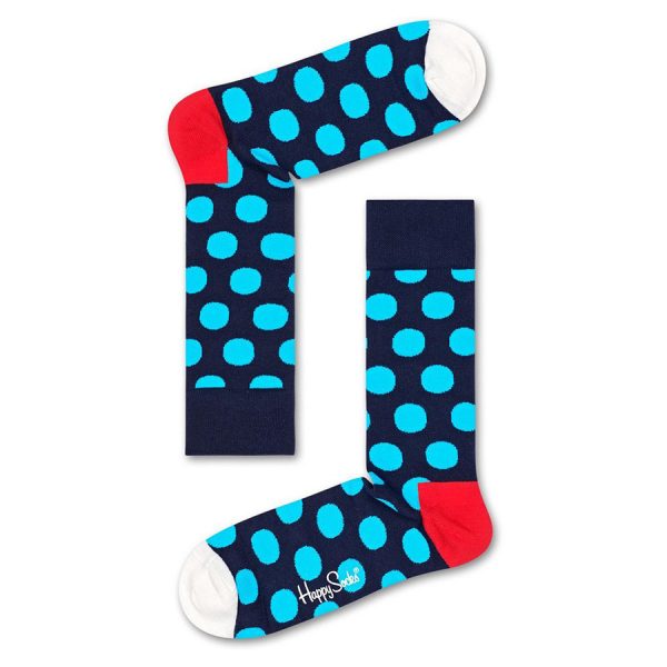 Happy Socks Big Dot Sok Donkerblauw met Wit kopen? Klik hier!