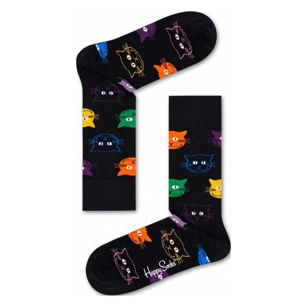 Happy Socks Cat Sok - Zwart Heren & Dames kopen?