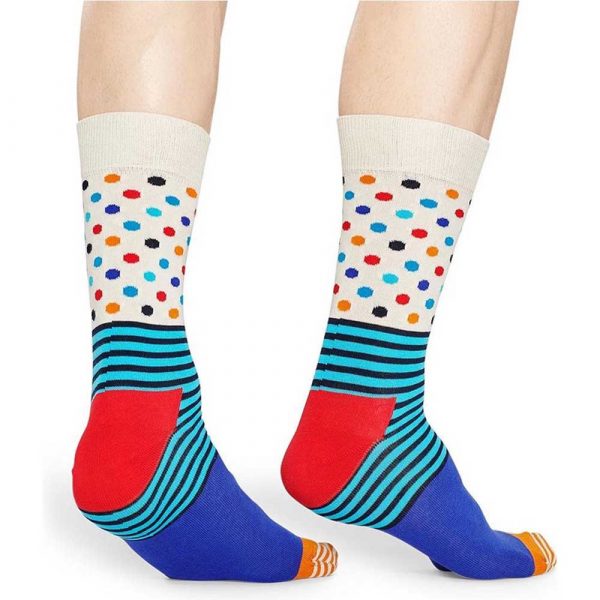 Happy Socks Stripe Dot Sok - Blauw Heren & Dames kopen?