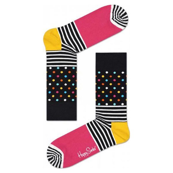 Happy Socks Stripe Dot Sok - Zwart Heren & Dames kopen?