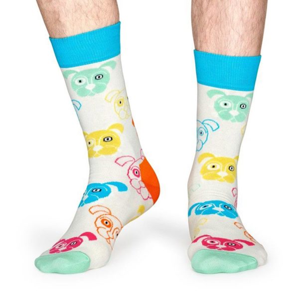 Happy Socks Dog Sok - Wit Heren & Dames kopen?