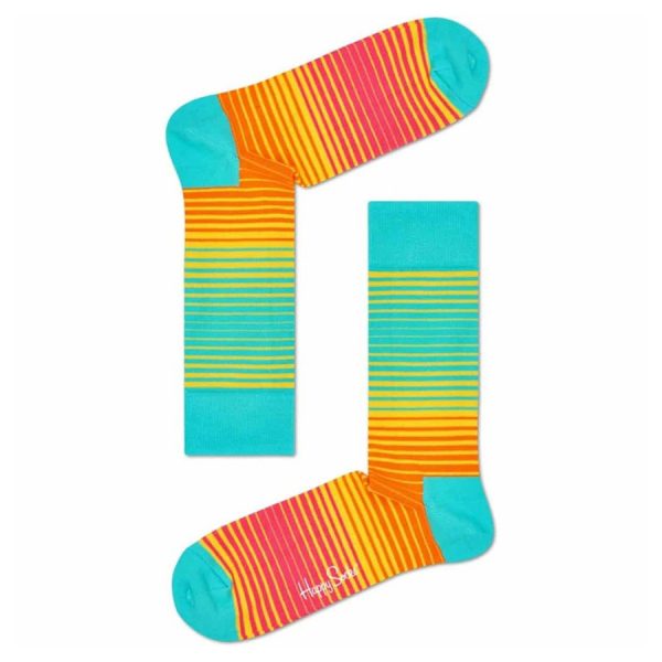 Happy Socks Sunrise Sok - Turqoise Heren & Dames kopen? 30% sale