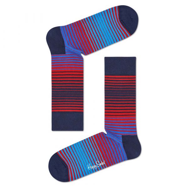 Happy Socks Sunrise Sok - Blauw Heren & Dames kopen? 30% Korting!