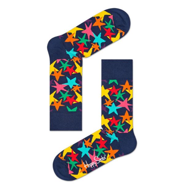 Happy Socks Stars Sok - Donkerblauw Heren & Dames kopen?