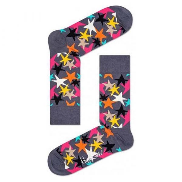 Happy Socks Stars Sok - Grijs Heren & Dames kopen?